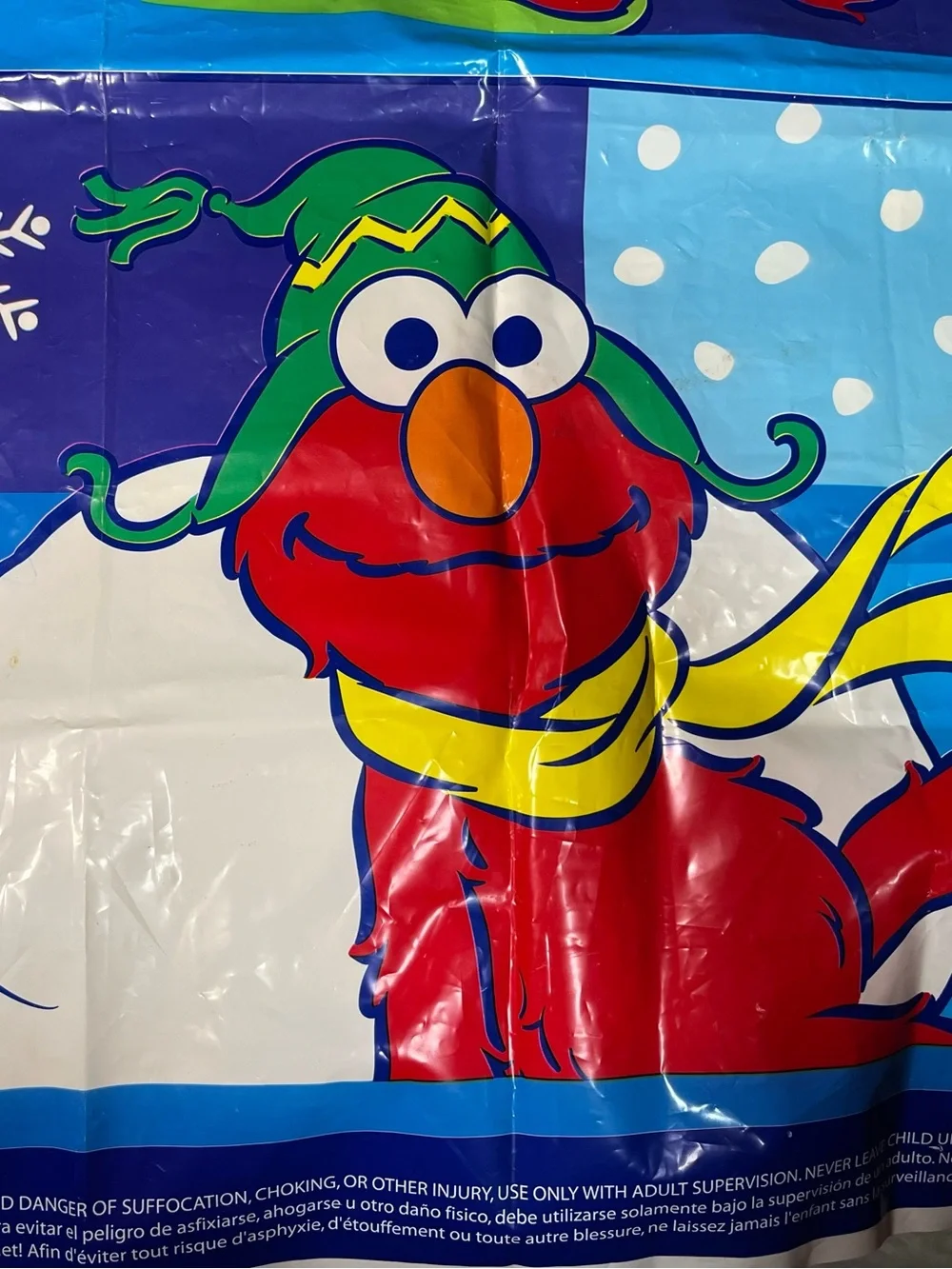 Sesame‎ Street Elmo Four Seasons Vinyl Play N Eat Mat 36x48 Floor Topper 2010